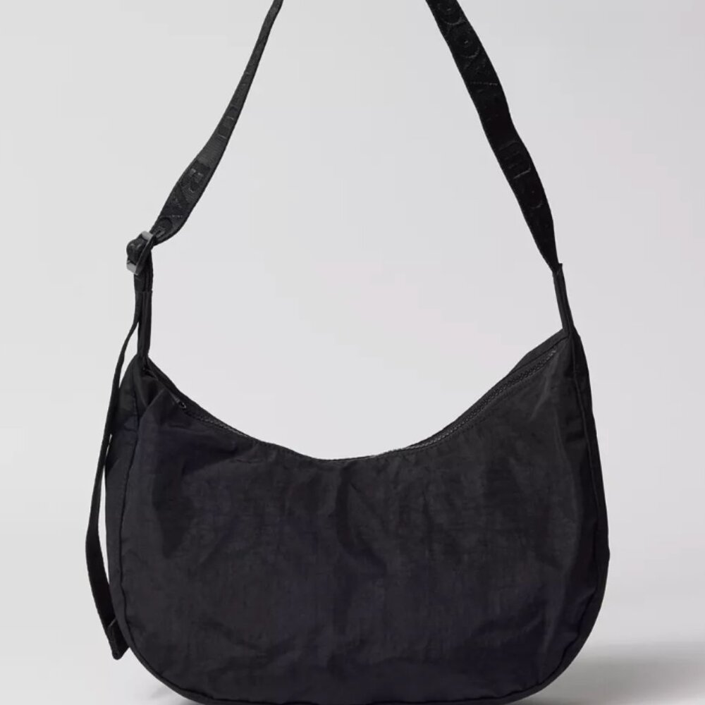 Brand New Medium Black Baggu Crescent bag